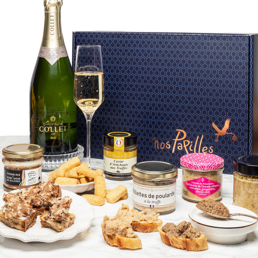 Coffret gourmet "Apéritif Tout en Bulles"