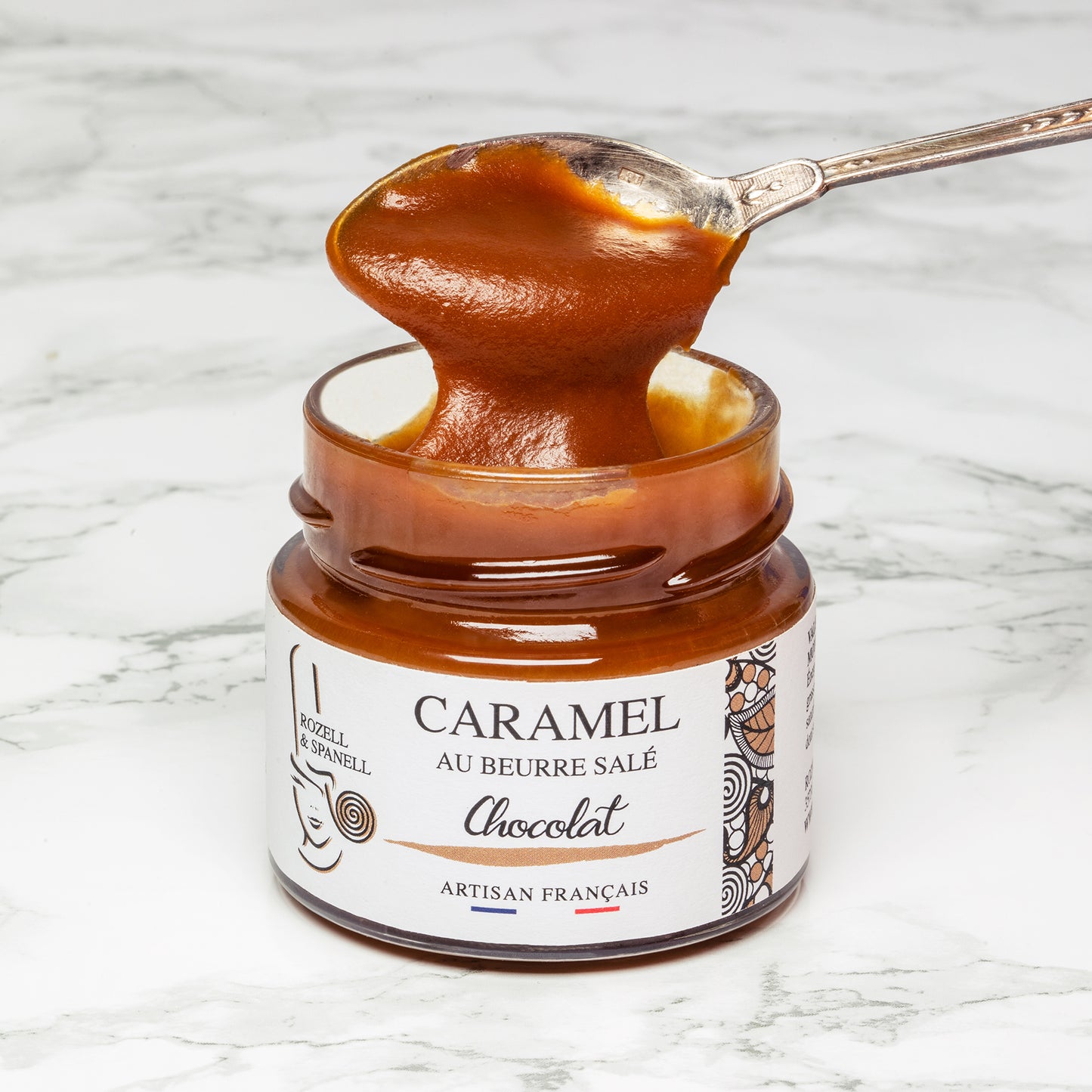 Caramel beurre salé au chocolat - 100g