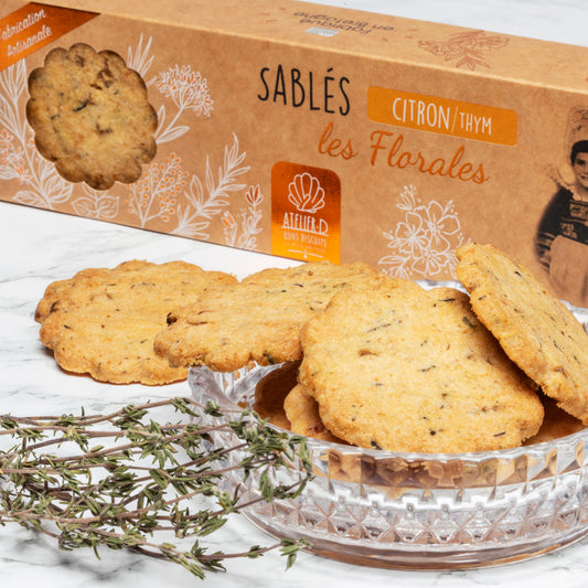 Sablés citron, thym - 120g