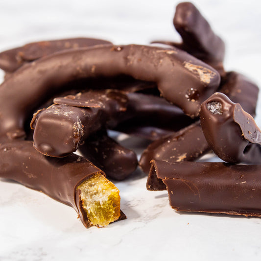 Orangettes au chocolat noir 100g