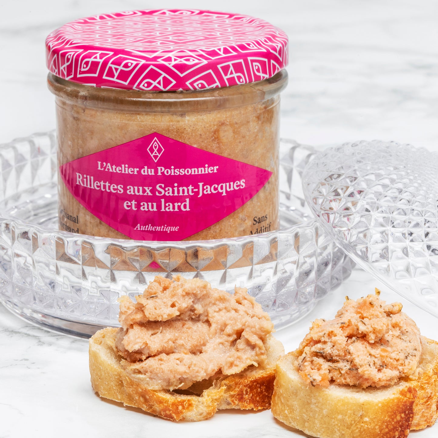 Rillettes de Saint-Jacques au lard - 90g